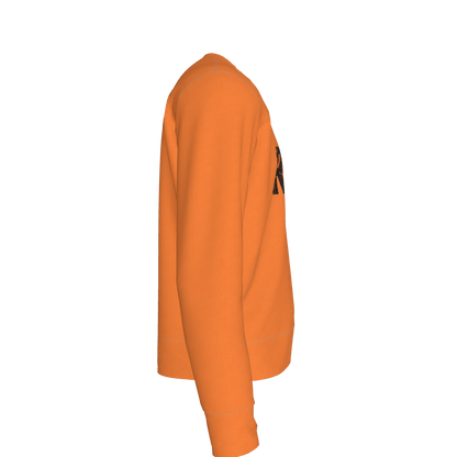 Orange Tailored Crewneck Sweatshirt