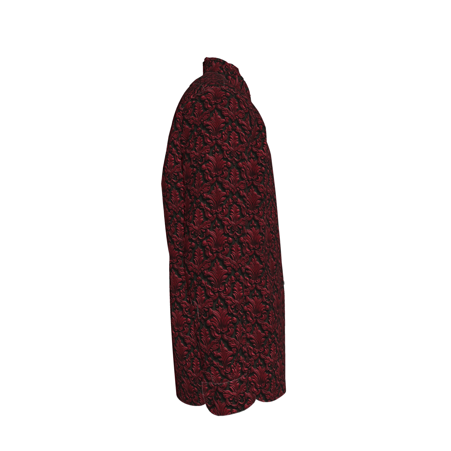 Blood Red Filagree Dress Shirt