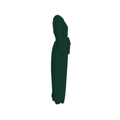 L'EGNA RISING Abaya Dress (Dark Green)