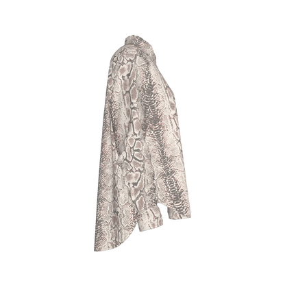 L'EGNA RISING SERPENT GRACE Oversized Button-Up