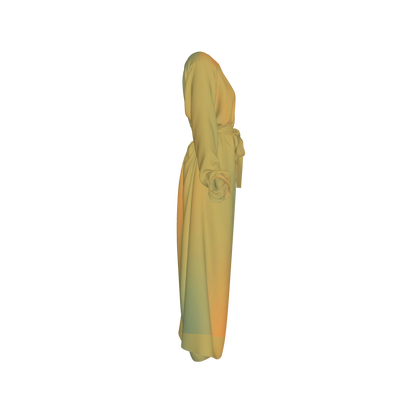 L'EGNA RISING Abaya Dress (ASYMMETRIC LIGHT AUTUMN BLEND)