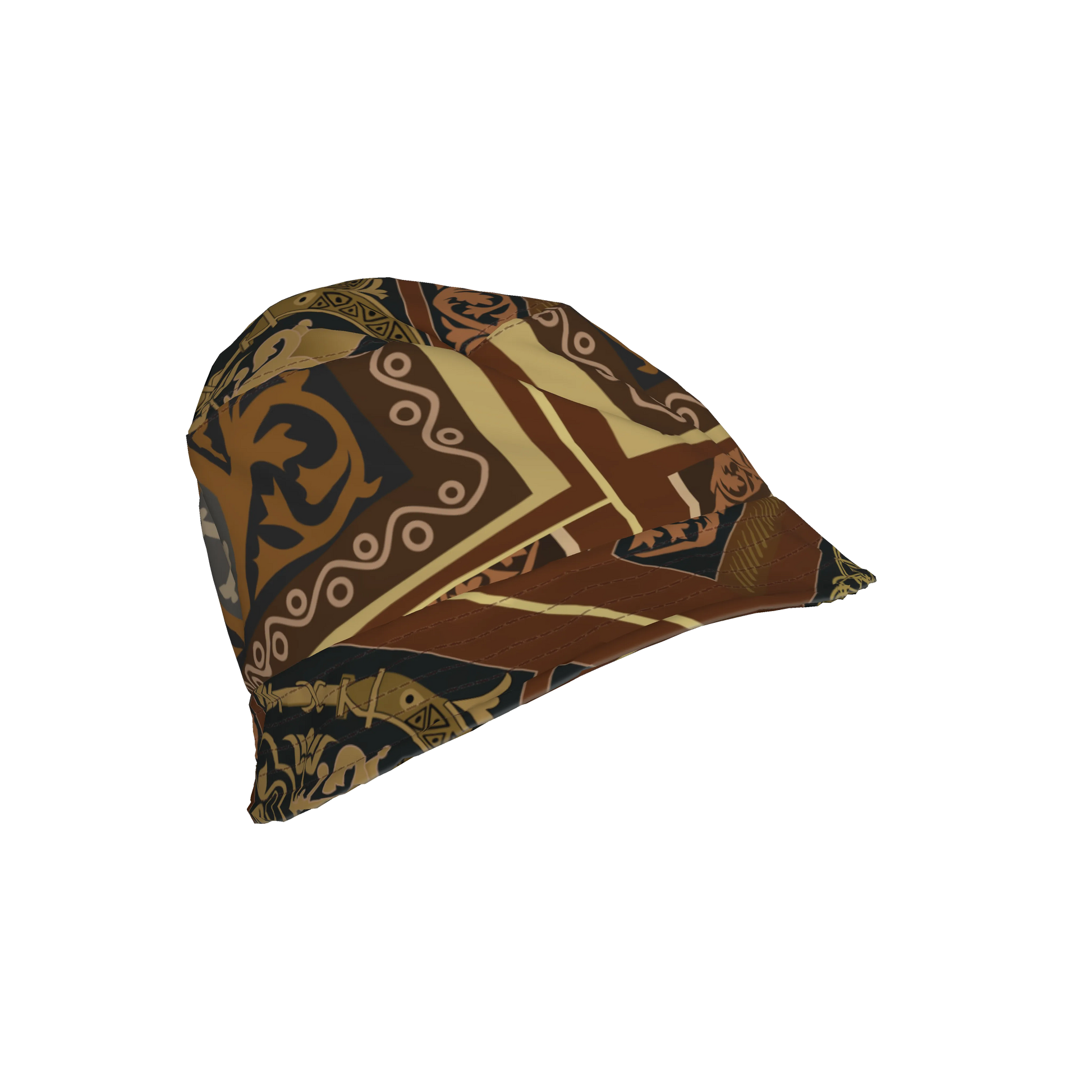 Printed Heavy Stretch Cotton Twill Bucket Hat