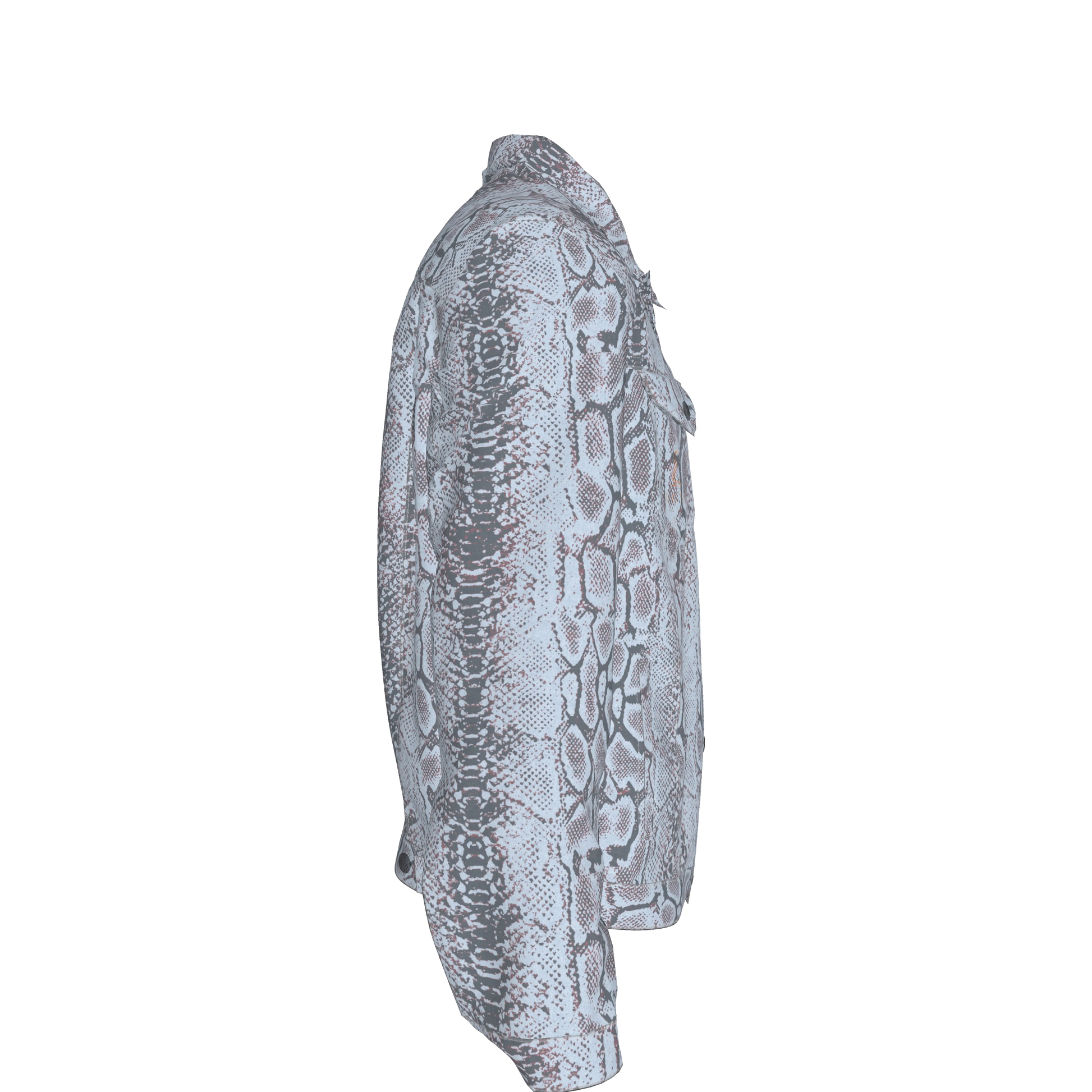 L'EGNA RISING 'SNAKESKIN' Jean Jacket