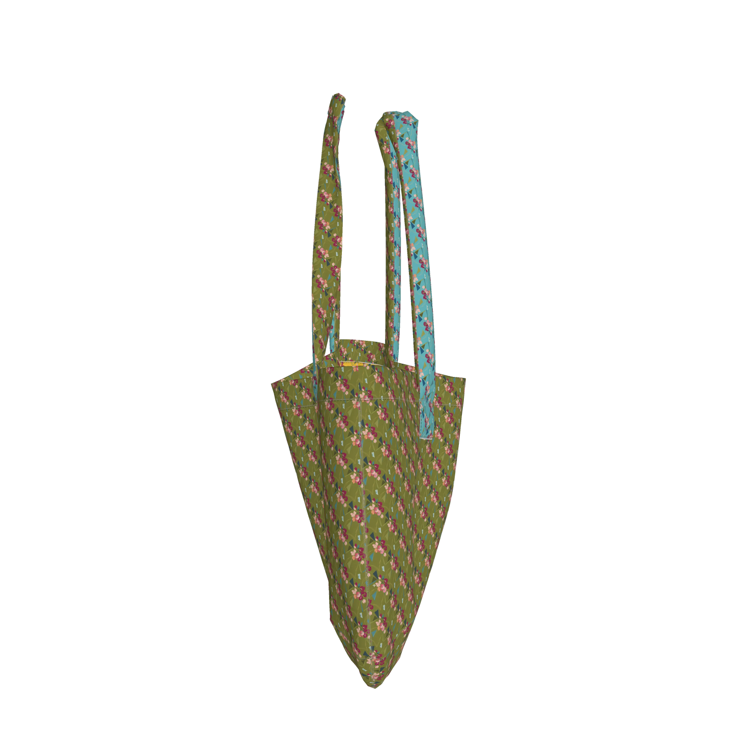 Large Tote Bag in Heavyweight Stretch Cotton Denim