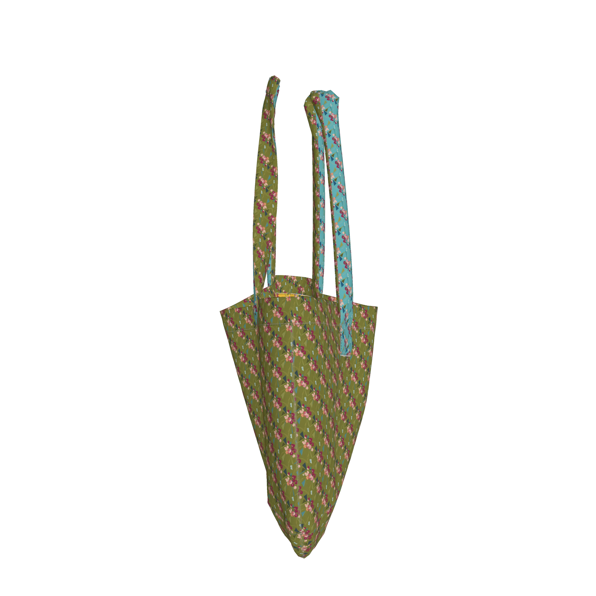 Large Tote Bag in Heavyweight Stretch Cotton Denim