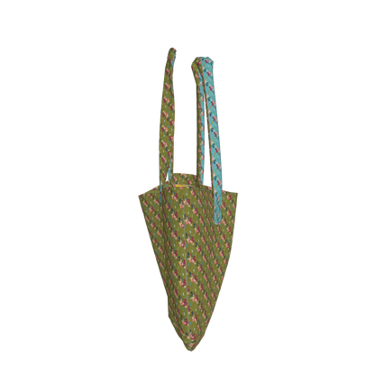 Large Tote Bag in Heavyweight Stretch Cotton Denim