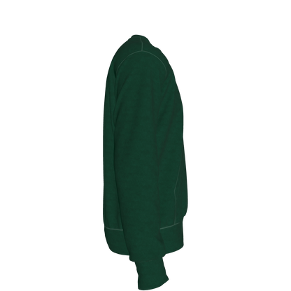 L'EGNA RISING 'Sovereign Veil' Crewneck Sweater (DARK GREEN)