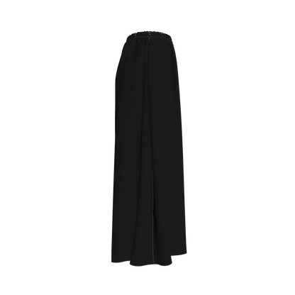 L'EGNA RISING (BLK) Satin Palazzo Pant